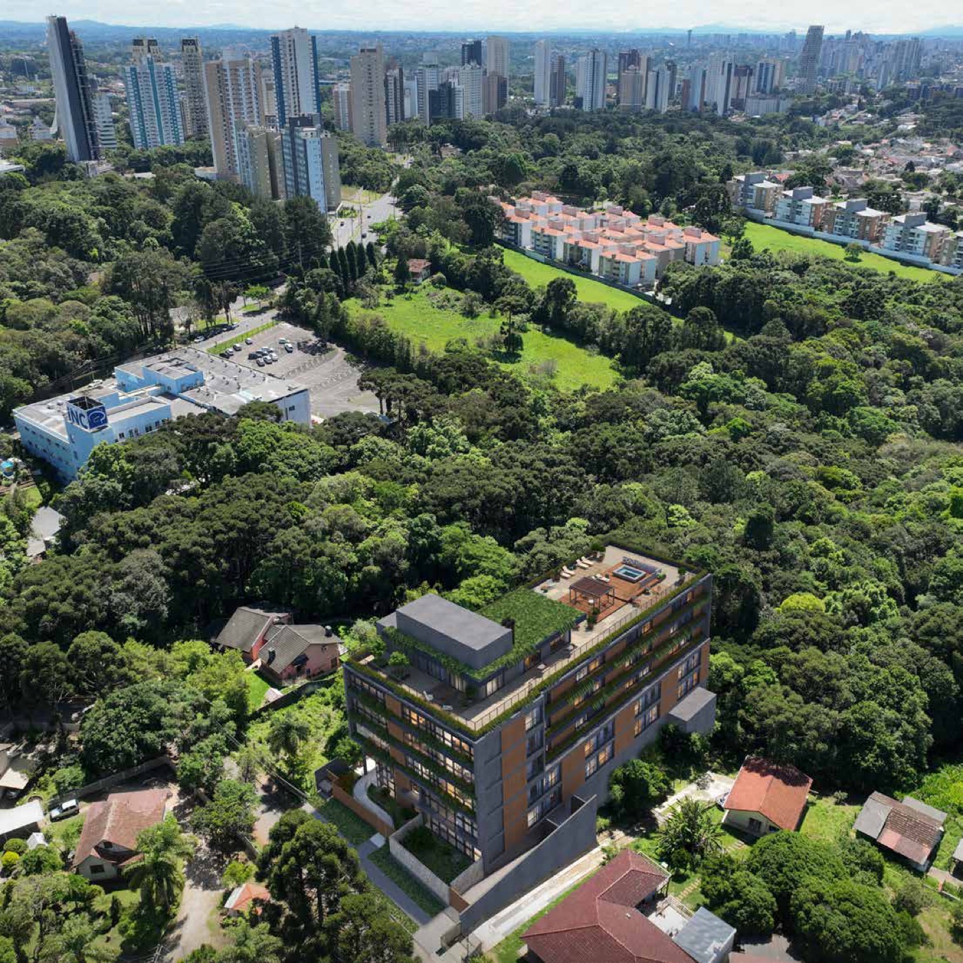 Localização — Campo Comprido, ao lado do INC